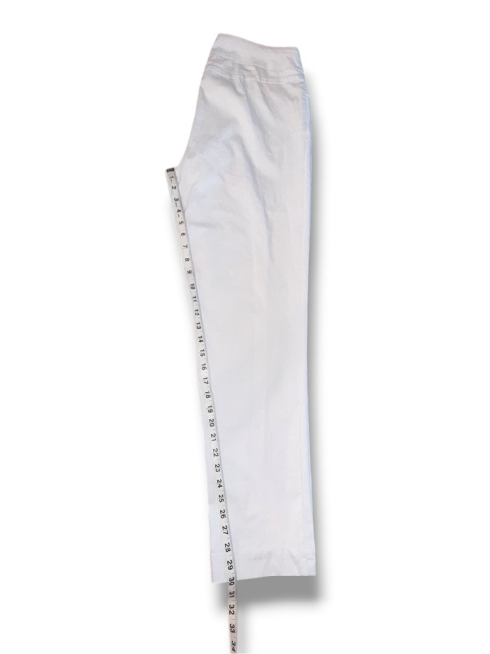 MULTIPLES SLIM‑SATION – Women’s Golf Ankle Pants – White – Size 12 - Picture 7 of 8